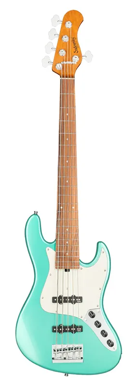 Sadowsky MetroExpress 21-Fret Vintage J/J Bass 5-String Sage Green Metallic (B-Stock) - Deal